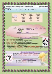 English worksheet: let me / lets + v.1