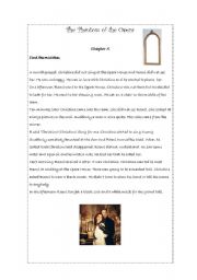 English worksheet: Tha Phantom of the Opera