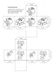 English Worksheet: Christmas Boxes 2