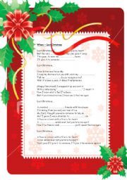 English Worksheet: Wham - Last Christmas