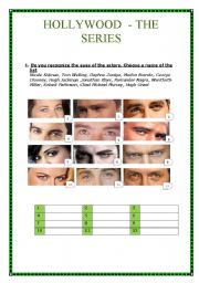 English Worksheet: Hollywood series (5 pages with answer keys)