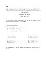 English Worksheet: Haiku