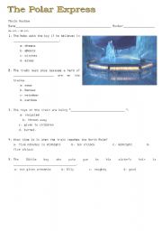 English Worksheet: 