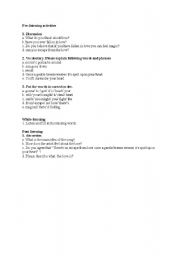 English Worksheet: song teaching 