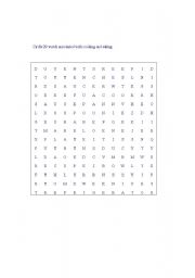 English Worksheet: vocabulary
