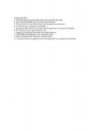 English Worksheet: If clause
