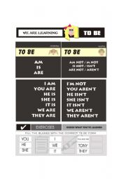 English worksheet: MORE TO BE