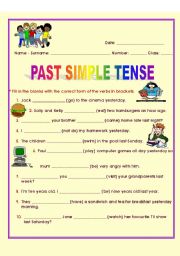 PAST SIMPLE TENSE