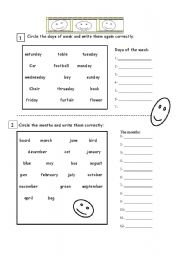 English Worksheet: capitalization