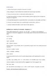 English Worksheet: dictation subjects