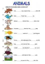 English Worksheet: ability