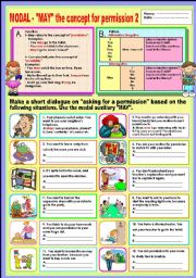 English Worksheet: Modal -