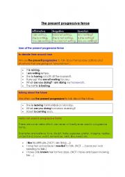 English worksheet: Present progressive with future meaning