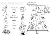 English Worksheet: Christamas words