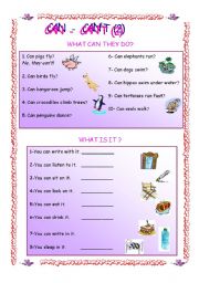 Can - Can´t