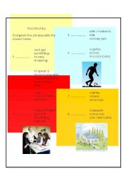 English worksheet: Basic Verbs