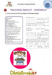 English Worksheet: Christmas Cards- Writing