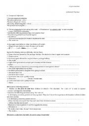 English Worksheet: grammar review 4th form