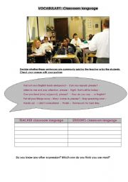 CLASSROOM LANGUAGE