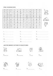 English Worksheet: My pets