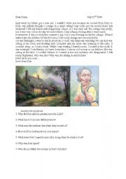 English Worksheet: Piers Diary