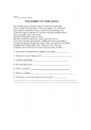 English Worksheet: Harry Potter and the Chamber of Secrets