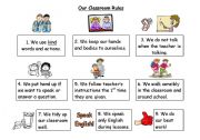 Classroom Rules , Part 1/2 (Editable)