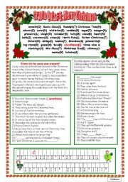 English Worksheet: Cryptoquiz #5: Christmas fun (key included)