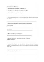 English Worksheet: worksheet for the movie called the bucket list 