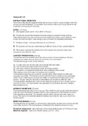 English worksheet: note writing