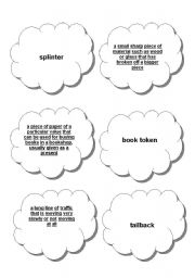 English Worksheet: matching