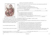 English Worksheet: Santa Claus Listening Comprehension (the story of Santa)