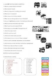 English Worksheet: The year:dates,days,months,seasons ...