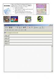 English Worksheet: An Email