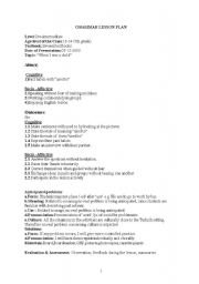 English Worksheet: used to (past habits) lesson plan