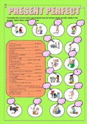 PRESENT PERFECT - present result