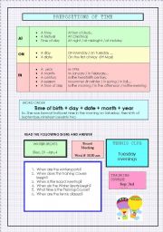 PREPOSITIONS OF TIME