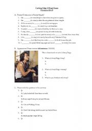 English Worksheet: test