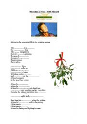 English worksheet: Christmas - Vocabulary & listening