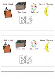 English Worksheet: Alphabet Bb