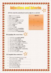 Adjectives and Adverbs