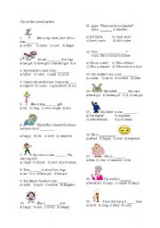 English Worksheet: present perfect & present perfect continuous