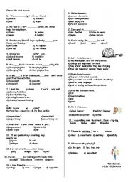 English Worksheet: 8th grade worksheet