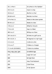 English worksheet: 26 L in the A (Phrase Completion Worksheet