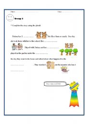 English Worksheet: Plural s 2