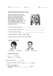 English worksheet: ACHIEVEMENT TEST