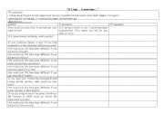 English worksheet: 3rd conditional questions 