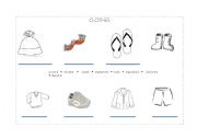 English Worksheet: Clothes