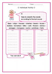 English Worksheet: Pink Bear