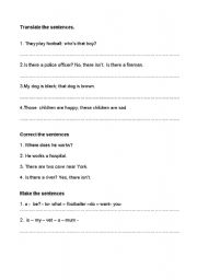 English Worksheet: test